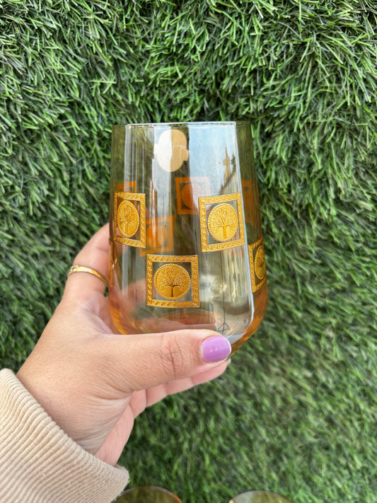 Imperial Aura Premium Glasses || Set of 6