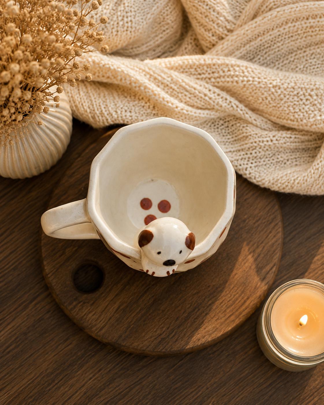 The Peeking Cutie Mug