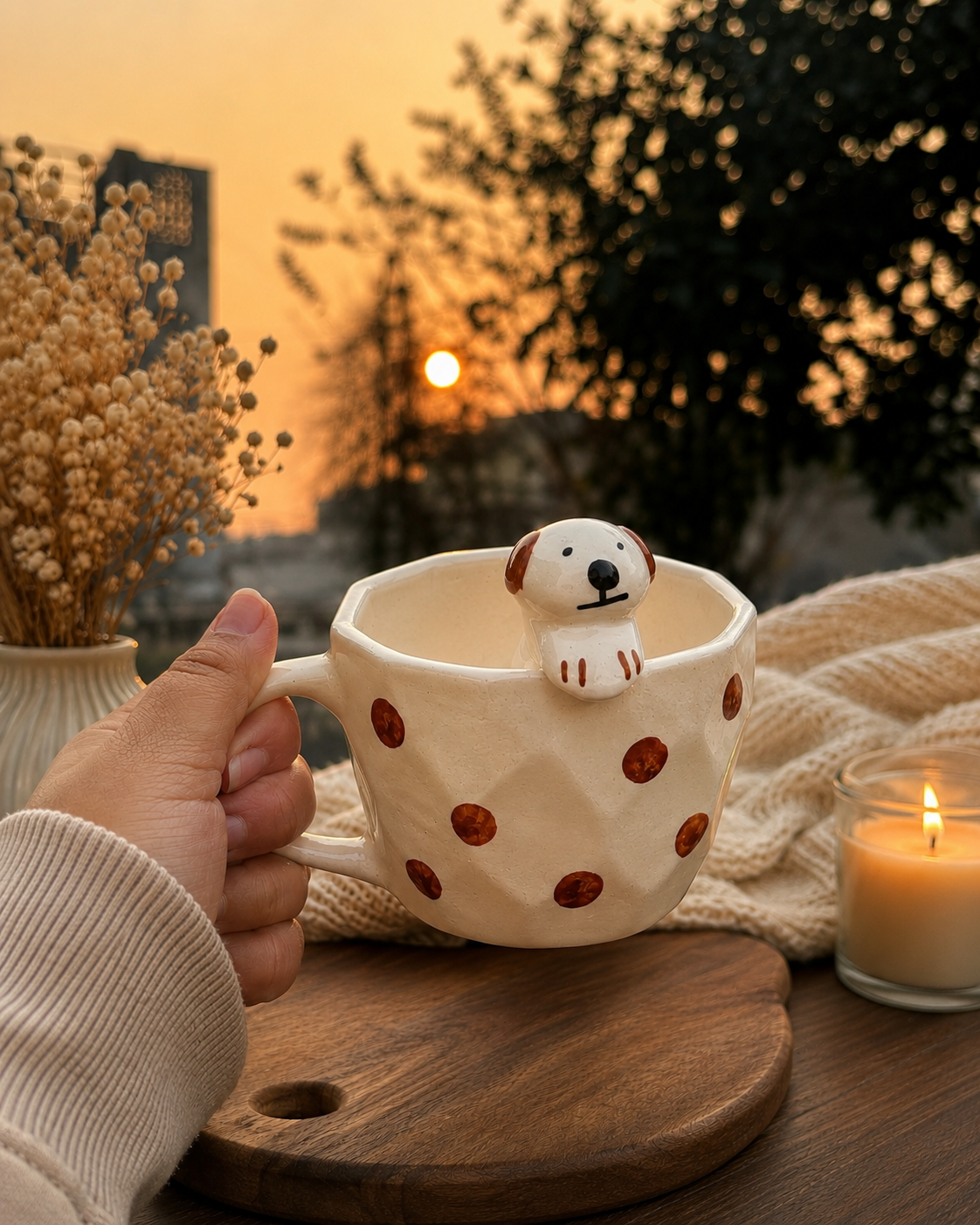 The Peeking Cutie Mug