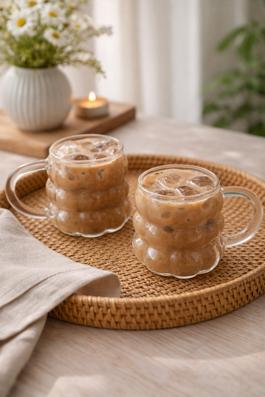 The Floating Ring Glass 450ml || Set of 2