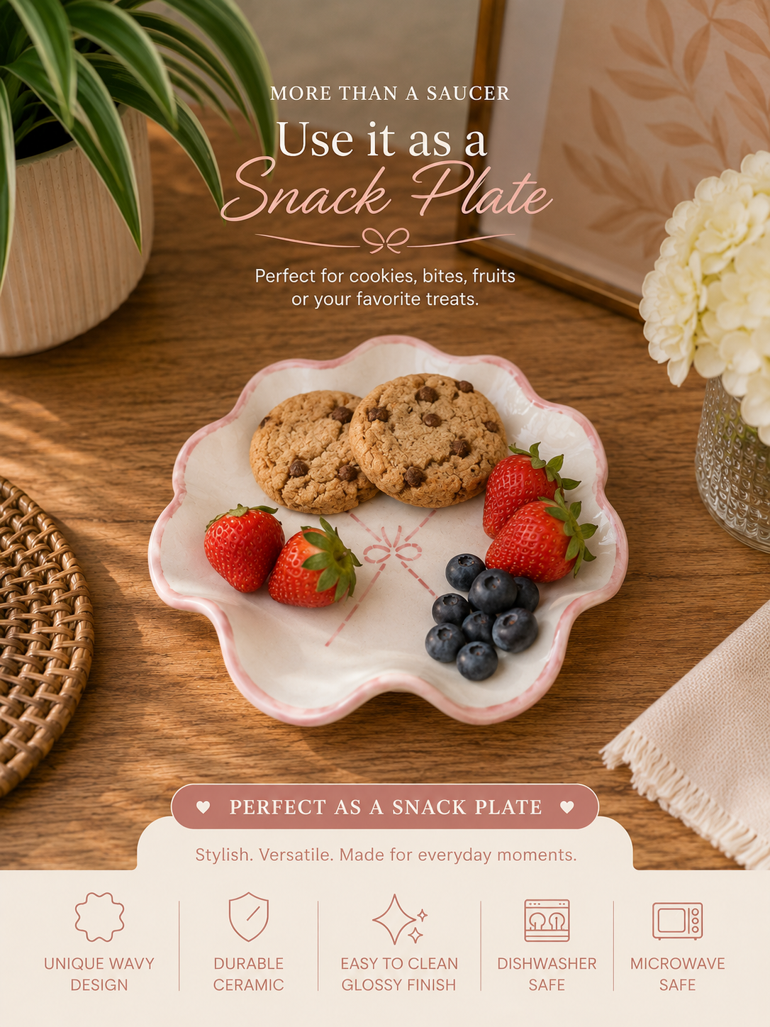 The Candy Bow Cup and Saucer