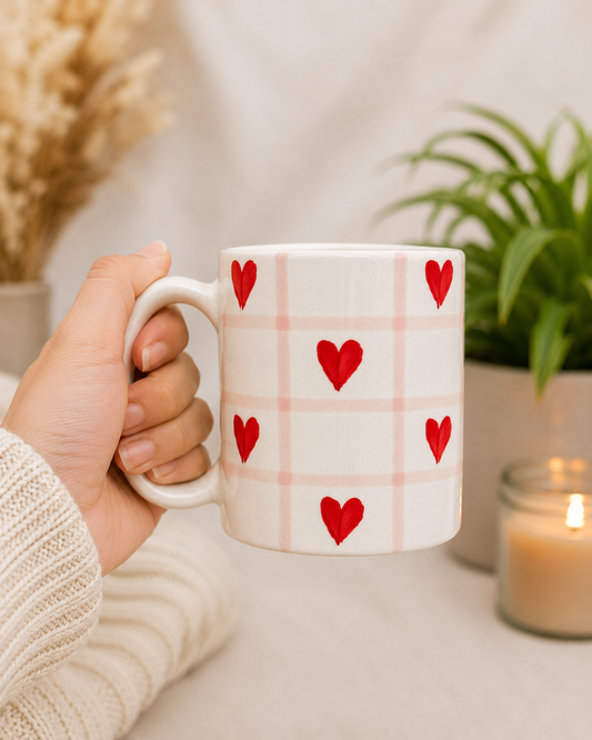 The Blushing Hearts Mug