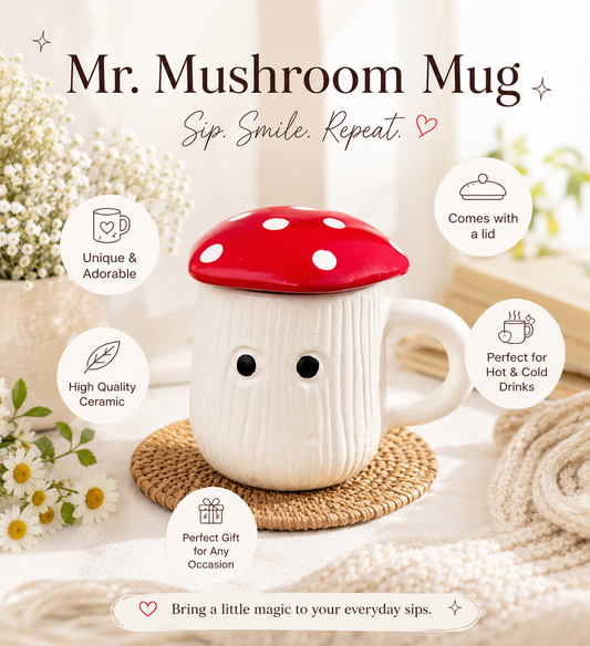 Mr. Mushroom Mug