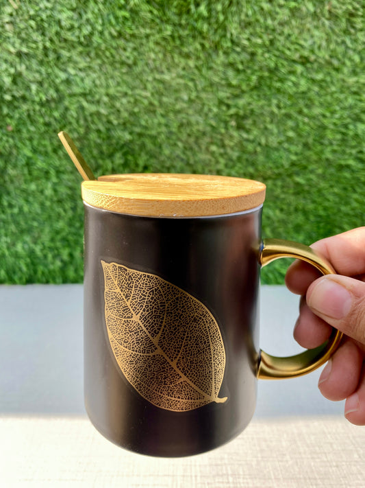 Golden Leaf Luxe Mug