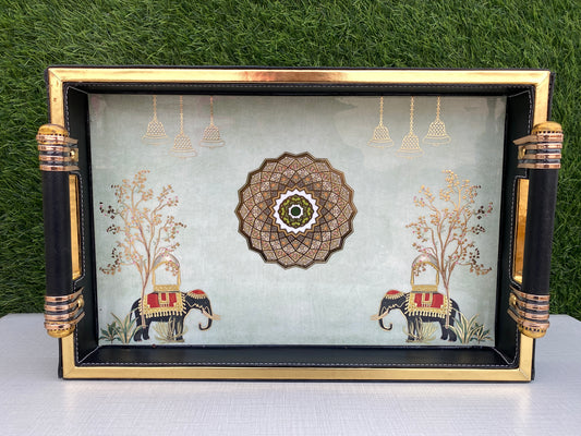 Elephant Royale Serve Trays || Set of 2