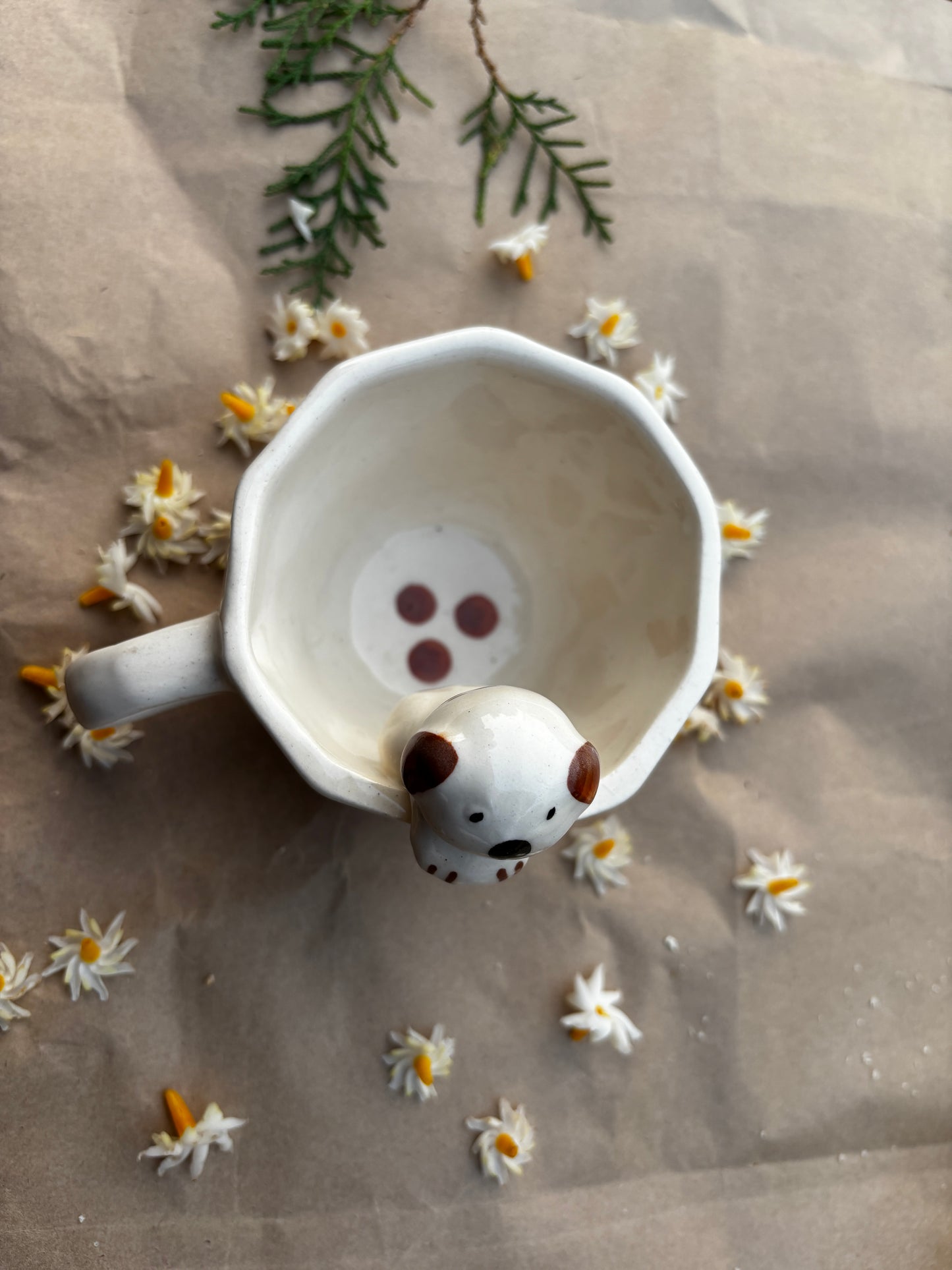 The Peeking Pup Mug