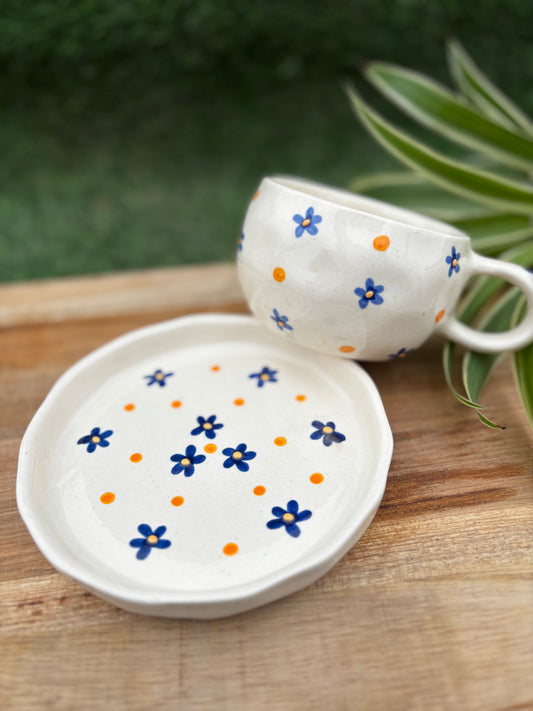 The Daisy Dot Cup and Saucer