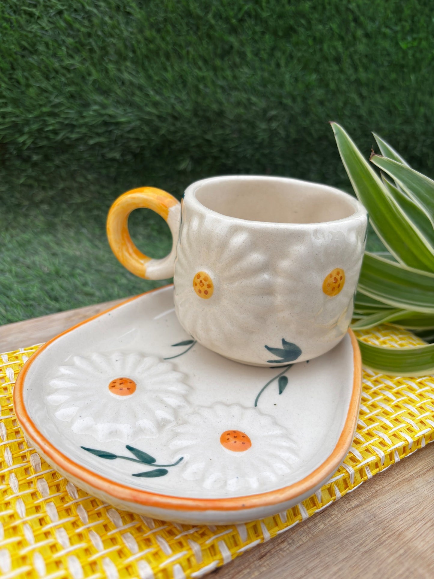 Sunflower Cup and Saucer