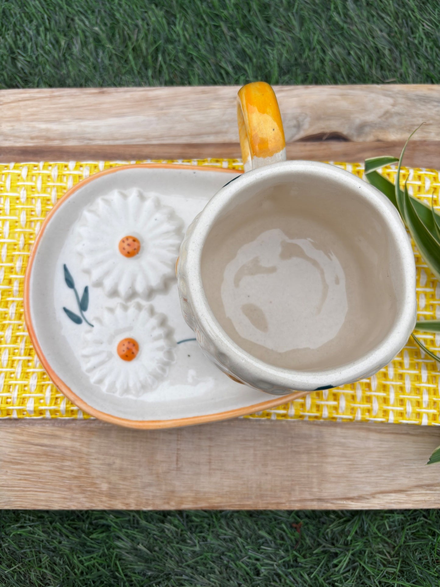 Sunflower Cup and Saucer