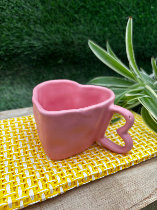 The Blush Heart-Shaped Mug
