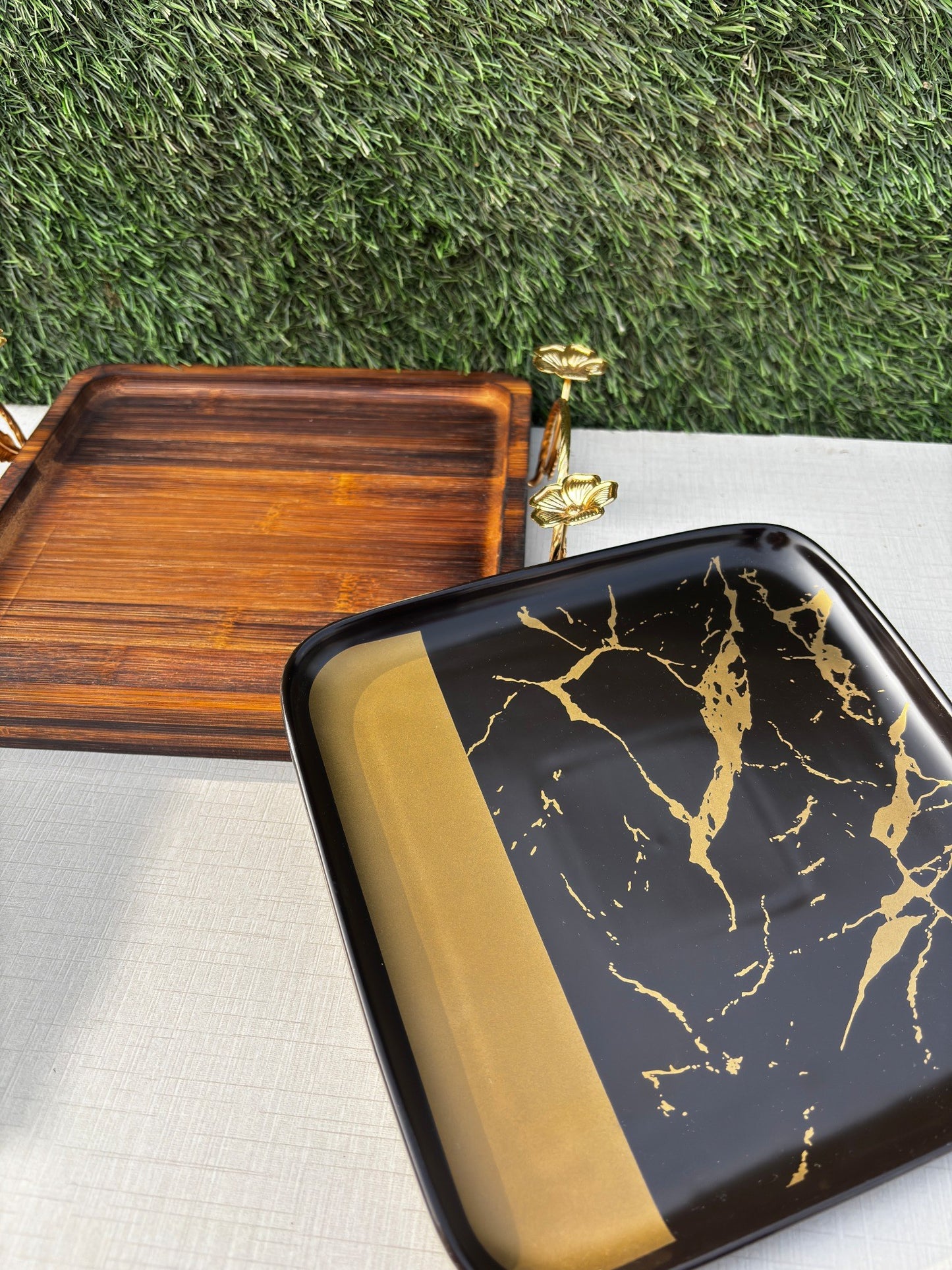 3-in-1 Woodland Platter || 11*11 Inches