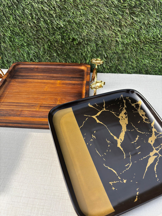 3-in-1 Woodland Platter || 11*11 Inches