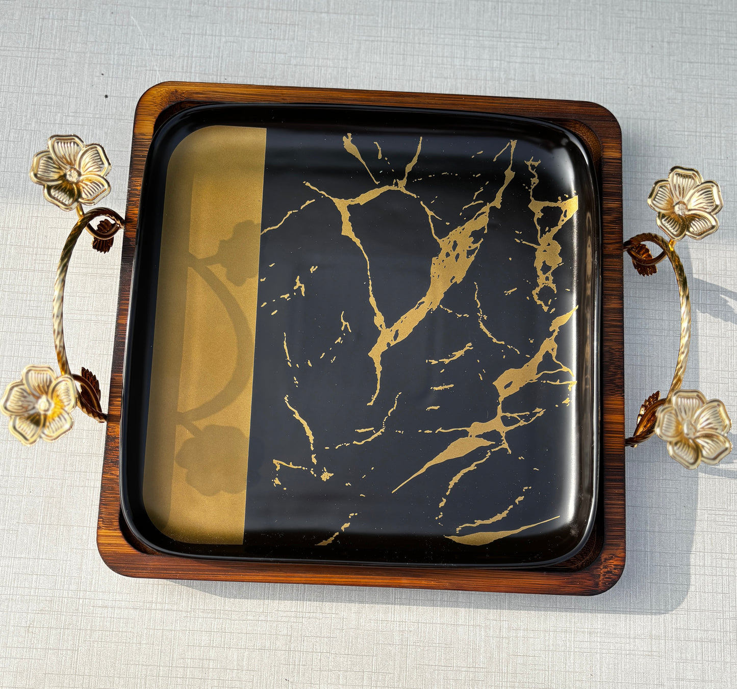 3-in-1 Woodland Platter || 11*11 Inches