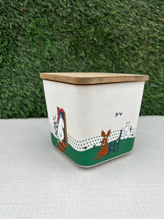 Forest Friends Bamboo Fibre Storage Jar