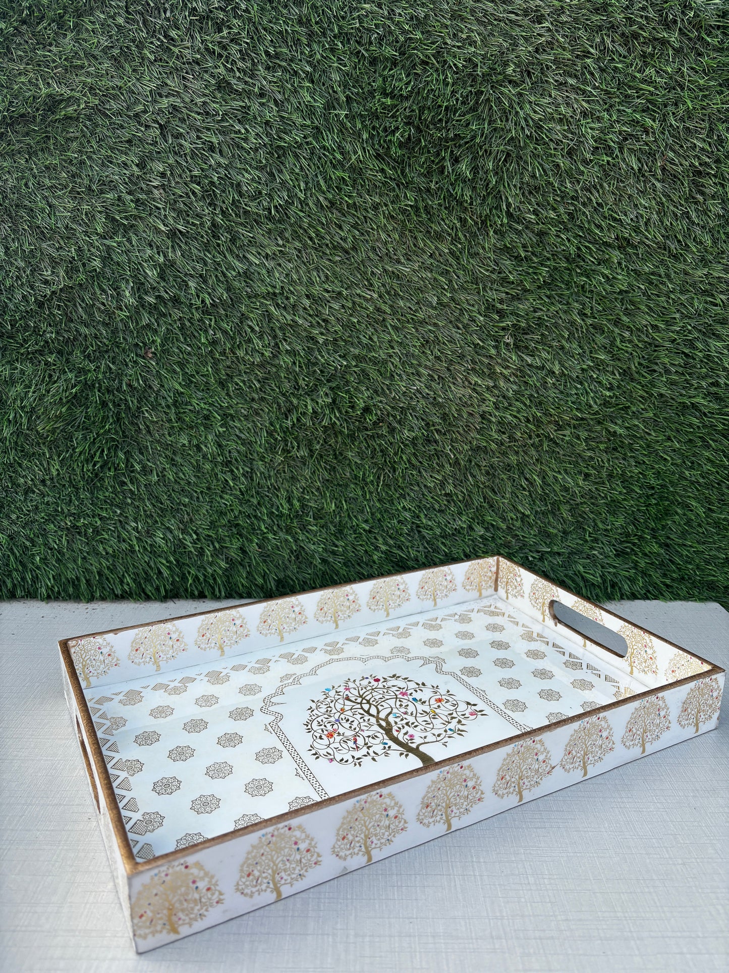 Iraaya Elegant Serve Trays || Set of 3