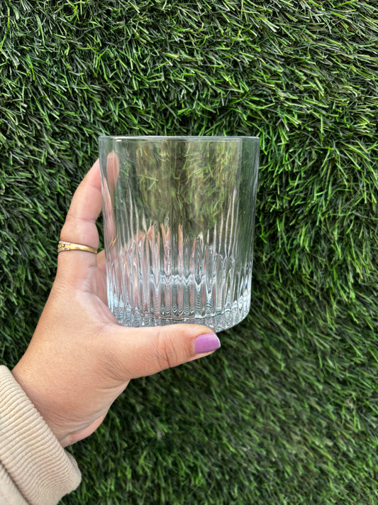 Crystal Ripple Glasses || Set of 6