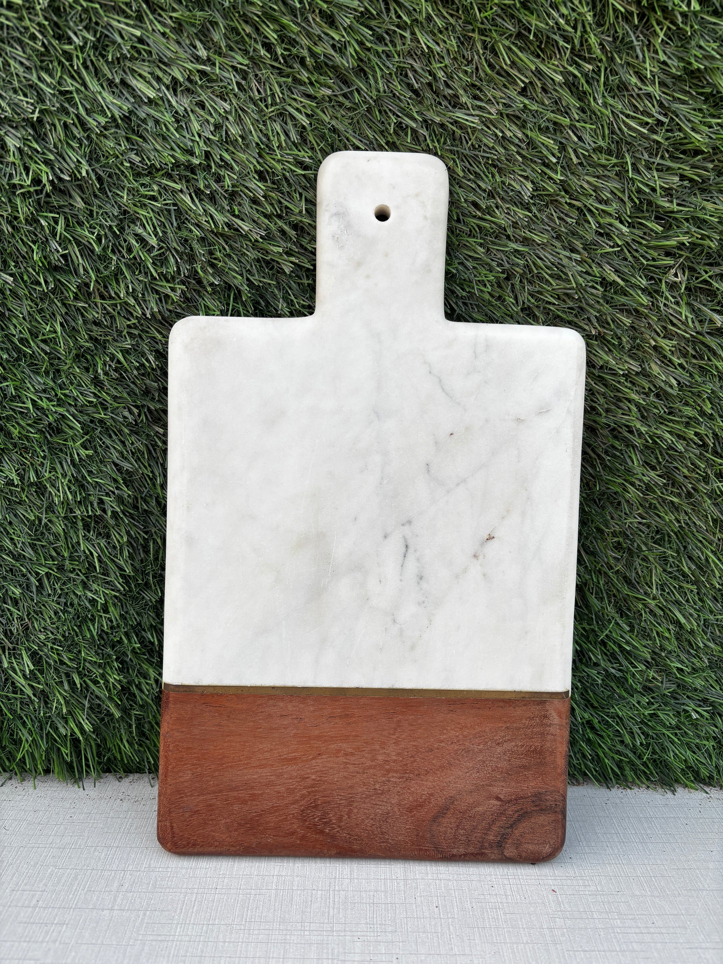 Ivory Crest Marble Serving Platter