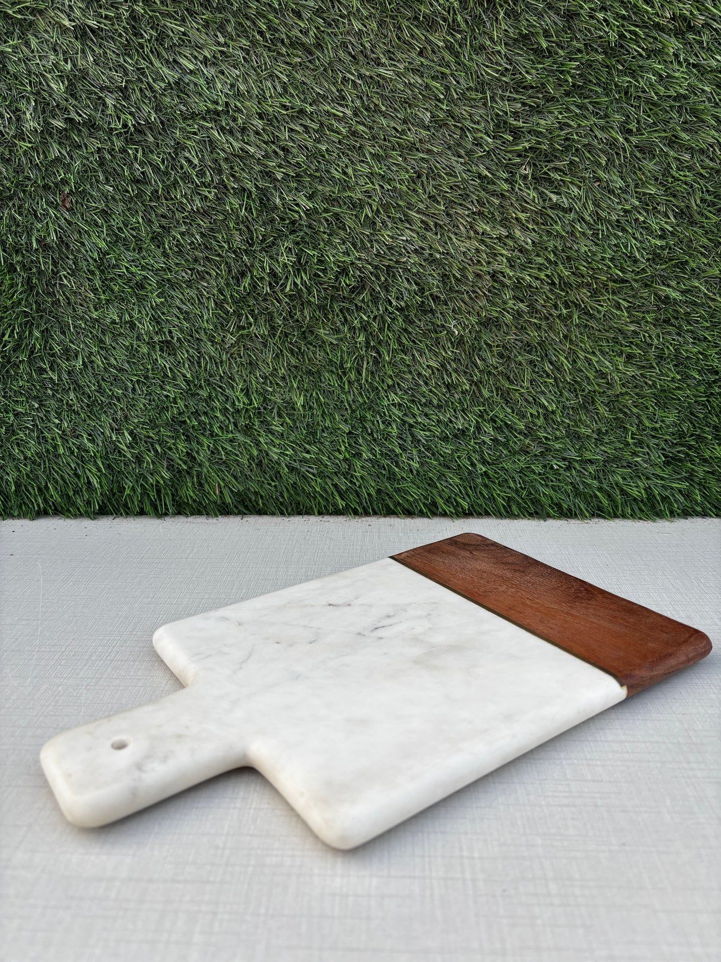 Ivory Crest Marble Serving Platter