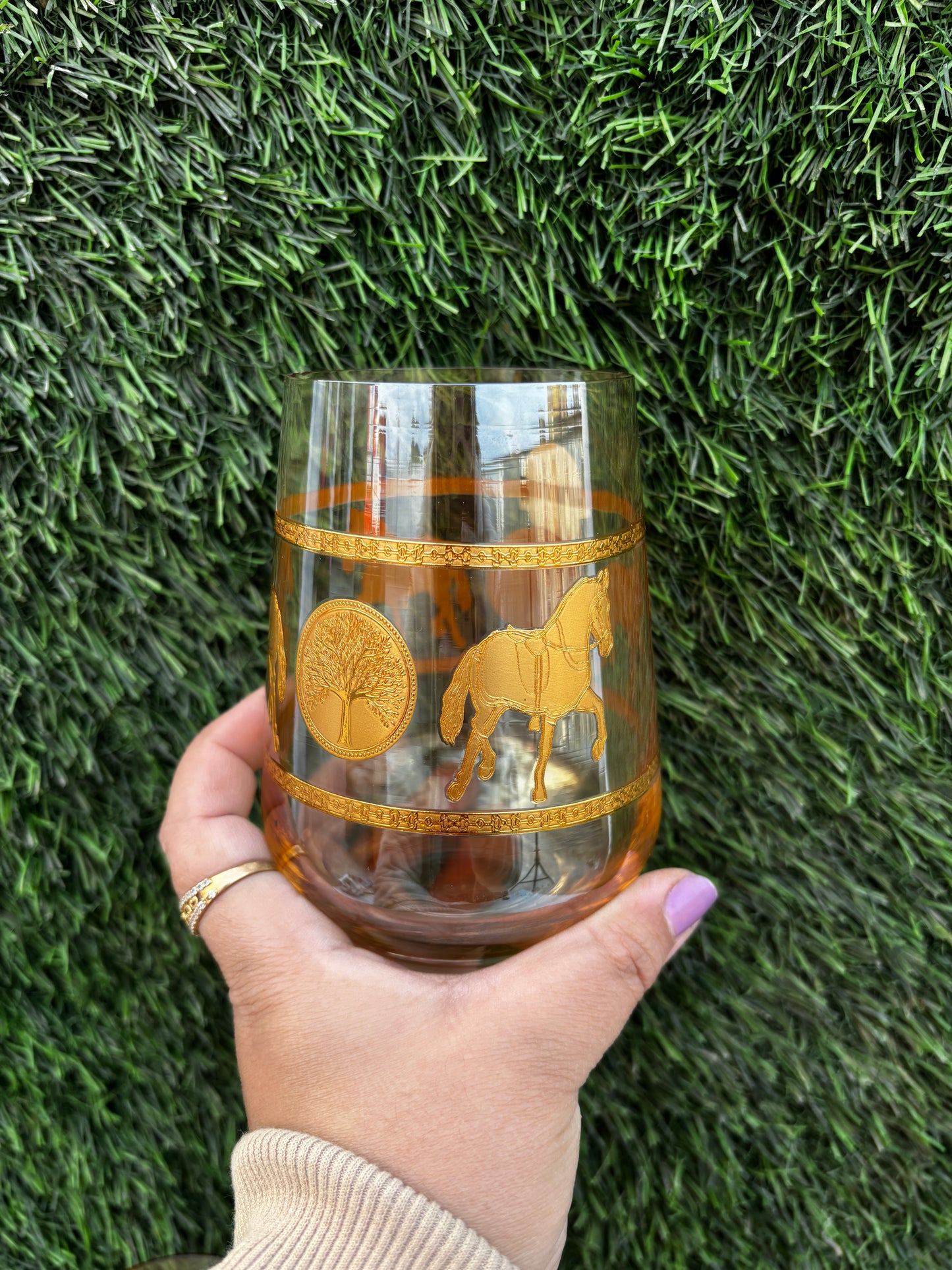 Aurelia Gold Premium Glasses || Set of 6
