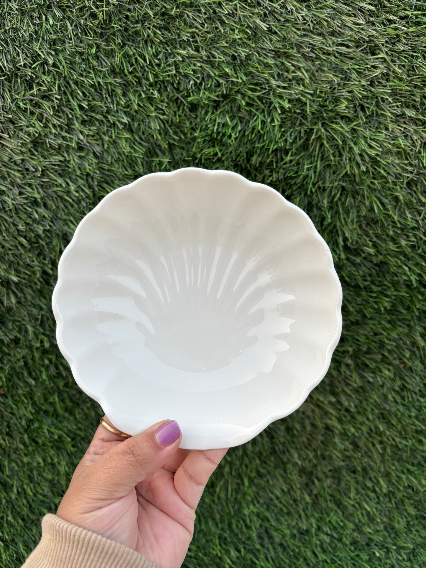 Snow Petal Trio Platter