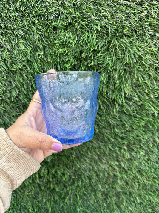 Azure Ripple Glasses || Set of 6