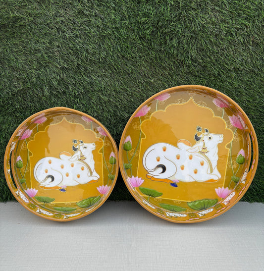 Marigold Heritage Serve Trays || Set of 2