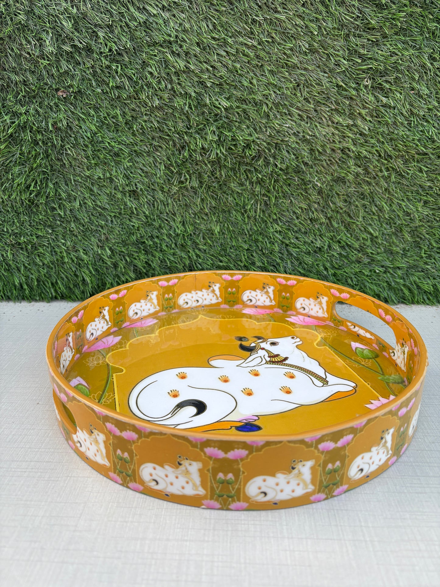 Marigold Heritage Serve Trays || Set of 2