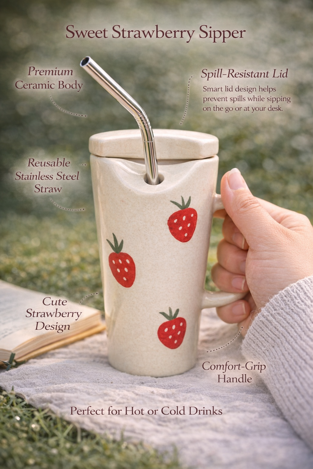 The Sweet Strawberry Sipper