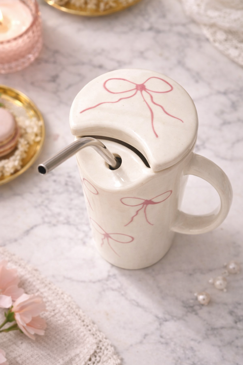 The Blush Bow Sipper