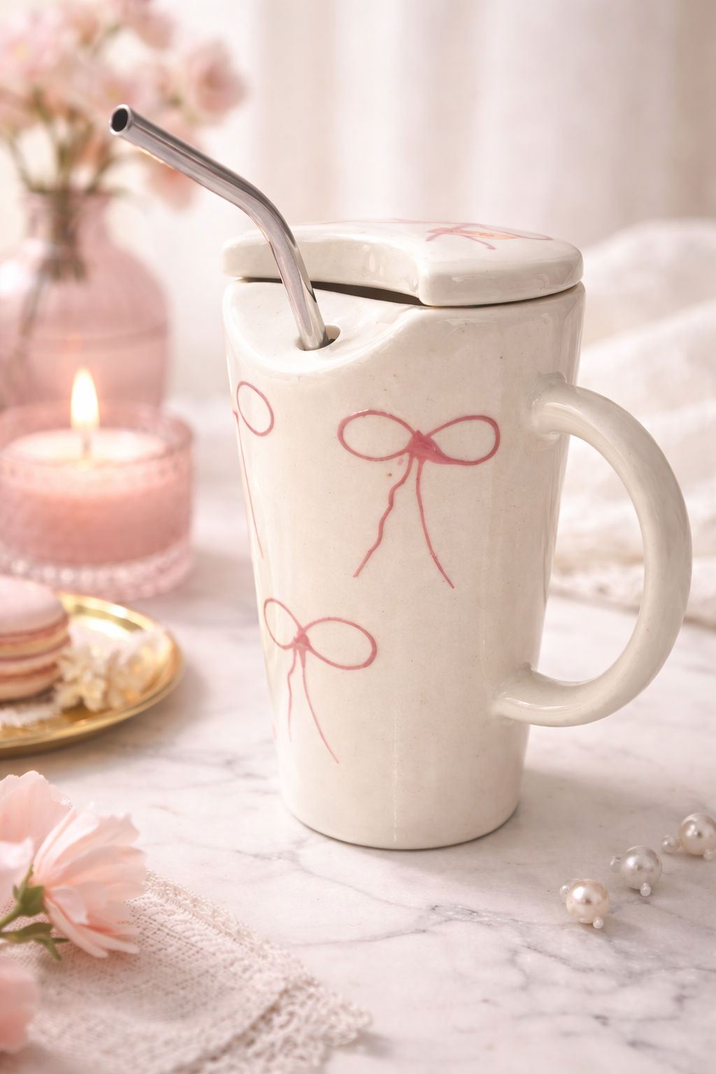 The Blush Bow Sipper