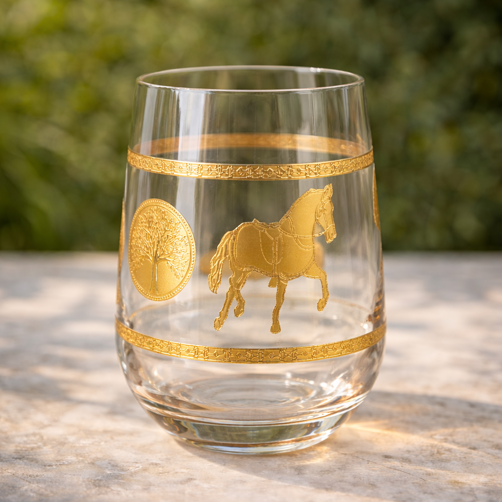 Aurelia Gold Premium Glasses || Set of 6