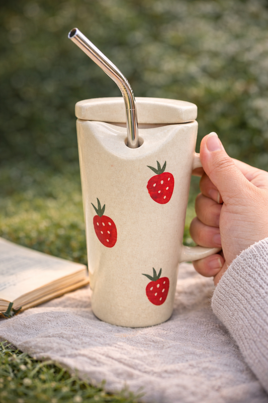 Sweet Strawberry Sip Mug