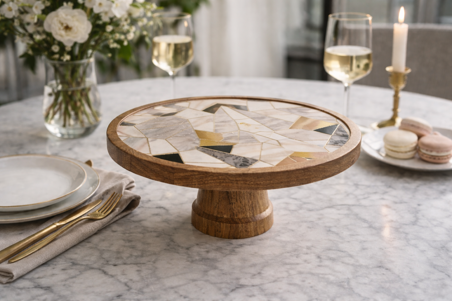 The Marble Bloom Stand