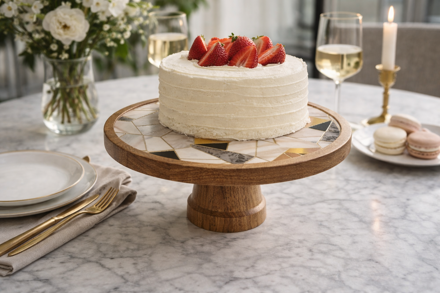 The Marble Bloom Stand