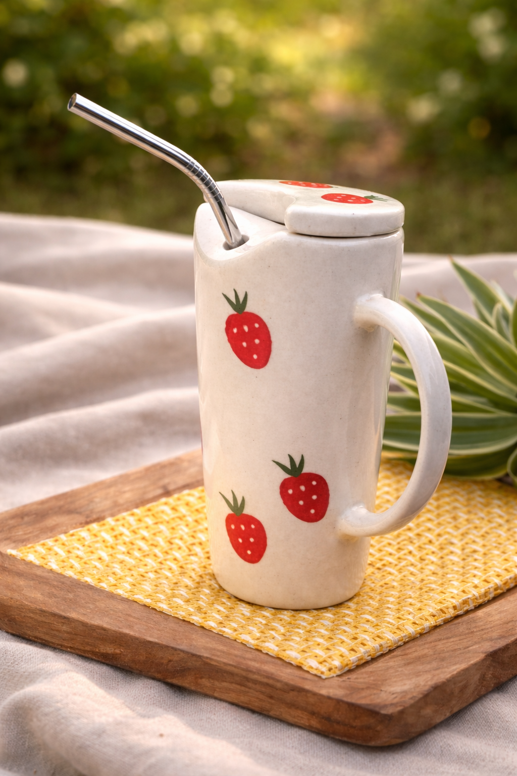 Sweet Strawberry Sip Mug