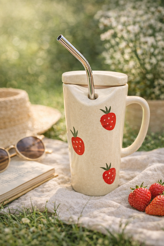 Sweet Strawberry Sip Mug