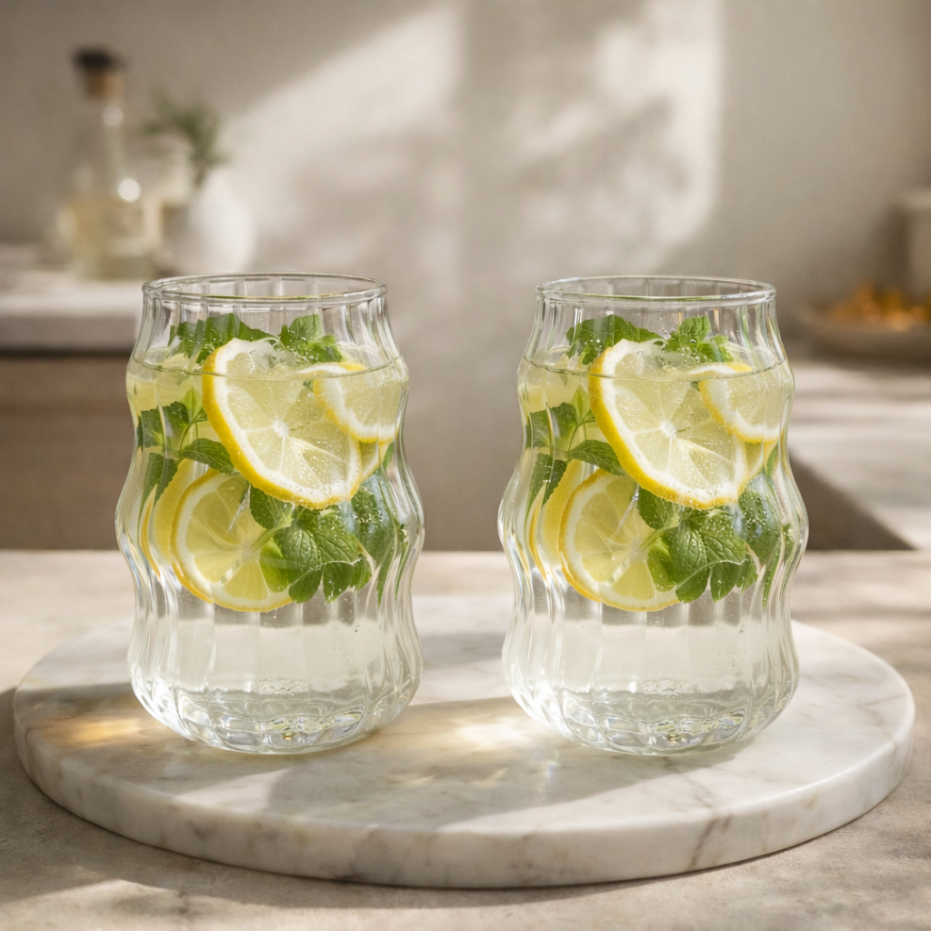 RippleWave Glasses || Set of 2