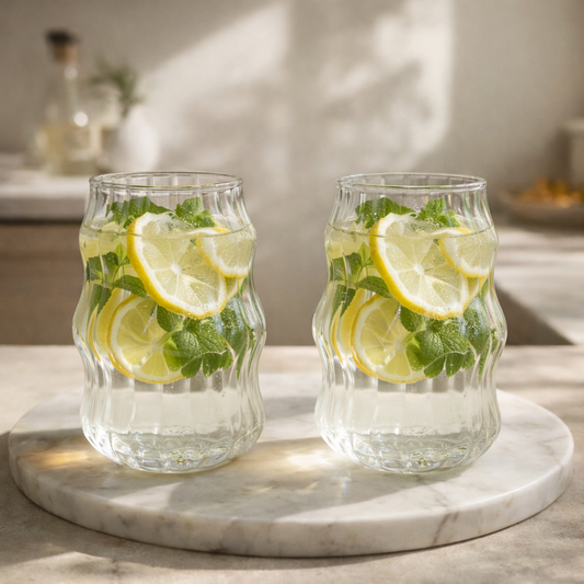 RippleWave Glasses || Set of 2