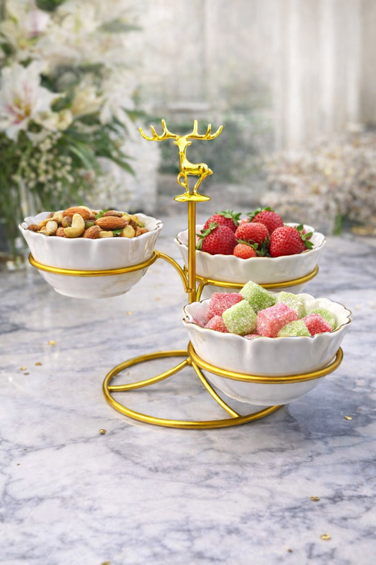 Antler Grace Trio Bowl Stand
